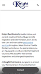 Mobile Screenshot of knightpest.com